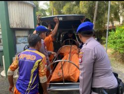 Ditpolairud Polda Banten Evakuasi Temuan Mayat yang Di duga WNA di Pantai Anyer