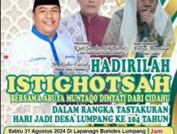 Desa Lampung Menyambut HUT RI yang ke-79 dengan Menggelar Istiqotsah