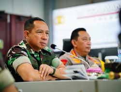 Kapolri Bersama Panglima TNI Meninjau Posko 91 Command Center Nusa Dua Ops Puri Agung II-2024