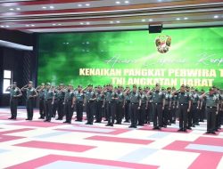 Pangkostrad Laporan Korps Kenaikan Pangkat kepada Kasad