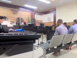 Sidang Masih Berlanjut, James Makapedua Kembali Jalani Sidang ke – 8 Di Ruang Sidang 06, Pengadilan Negeri (PN) Tangerang Kota.