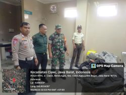 Polsek Ciawi Bersama Unit Laka dan Instansi Terkait Olah TKP dan Evakuasi Jenazah Korban Laka Lantas