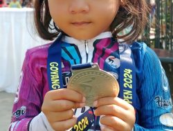 Denallie Caysha Atlet Cilik Sepatu Roda Torehkan Prestasi di Kejuaraan Goyang Karawang Open 2024