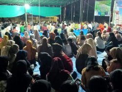 Peringati HUT Ke-50 Desa Bandar Abung masyarakat Menggelar Dzikir dan Doa bersama