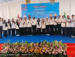 SMK Negeri 8 Palembang Gelar Job Fair, Sinergisitas Turunkan Pengangguran