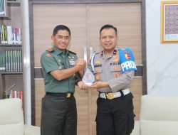 Mempererat Hubungan Sinergitas TNI Polri, Karo Provoost Divpropam Polri Silaturahmi ke Pangdam II Sriwijaya
