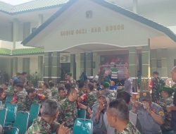 Peringati HUT TNI Ke-79, Kodim 0621 Kabupaten Bogor Gelar Donor Darah
