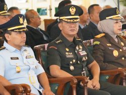Kasrem 072/ Pamungkas, Hadiri Pengukuhan Pejabat Sementara Bupati Kabupaten Sleman dan Bupati Kabupaten Bantul