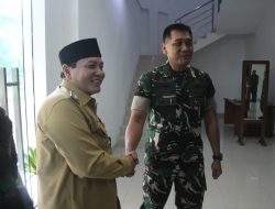 Baru saja Dilantik, PJ Bupati Bogor Temui Komandan Kodim 0621 Kabupaten Bogor
