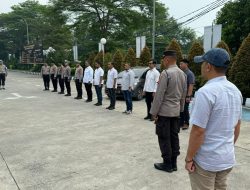 Anggota Sat Reskrim Mengikuti Apel Serah Terima Piket Fungsi di Polresta Tangerang