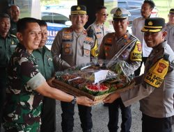 HUT TNI ke-79, Polres Lahat Beri Kejutan ke Kodim 0405, Dodik Secaba, Secata, Susjur,Denpal,Zipur, dan CPM,Lahat