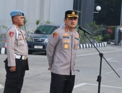 Tekankan Disiplin dan Komitmen Jaga Pilkada Aman, Kapolresta Tangerang Sampaikan Arahan Saat Apel Pagi