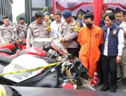 Gelar Konfrensi Pers Terkait Elegal Mining Di Kabupaten Muara Enim Aset TPPU 13 Milyar Di Sita Penyidik Ditreskrisus Polda Sumatera-Selatan
