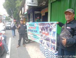 Program Nyata Jumat Berkah FWJI Tangerang Kota, Berbagi Nasi Kotak Kepada Warga Yang Membutuhkan