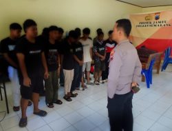 Polres Semarang Amankan 14 Remaja yang Lakukan Tawuran di Wilayah Kecamatan. Jambu.
