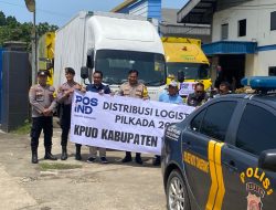 Polsek Pasar Kemis Polresta Tangerang Kawal Ketat Pendistribusian Logistik Pemilu 2024