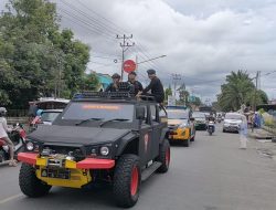 Patroli Cipta Kondisi Sidang Pleno Tingkat PPK di Kabupaten Lahat
