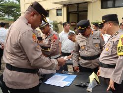 Sipropam Polres Pelabuhan Tanjung Priok, Lakukan Pemeriksaan Senjata Api Dinas Polri Kepada Personel