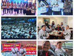 Pengurus PGRI Sumut Hadiri Puncak Peringatan HUT ke-79 PGRI dan HGN 2024