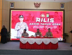 Gelar Rilis Akhir Tahun, Kapolres Metro Tangerang Kota Sampaikan Capaian Kinerja 2024