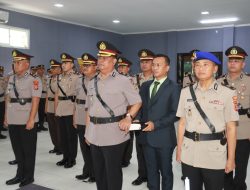 Kapolresta Tangerang Pimpin Serah Terima Jabatan Kabagops, Kabag SDM, Kasatpolair, Kapolsek Cisoka, Kapolsek Panongan, dan Kapolsek Mauk