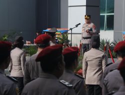 Kapolresta Tangerang Pimpin Upacara Kenaikan Pangkat 122 Personel Polresta Tangerang