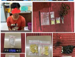 Pengedar Narkoba Jenis Ekstasi Berinisial T, Berhasil di Tangkap