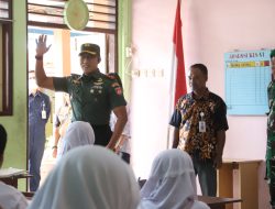 Dandim 0732/ Sleman, Pantau Lansung Makan Bergizi di SDN Sinduadi dan SMPN 5 Caturtunggal Depok