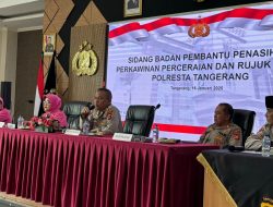 Pimpin Sidang BP4R Anggota, Kabag SDM Polres Tangerang Berpesan Jadilah Keluarga Samawa