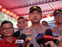 Kapolres Metro Jakarta Barat Tinjau Pengamanan Vihara Dharma Bakti Jelang Imlek
