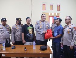Kapolres Berikan Bantuan Sembako untuk Warga Terdampak Banjir