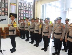 Kapolda Sumatra Selatan, Beri Penghargaan Kepada Perspnel Polres Lahat dan Anggota Babinsa Kodim 40503 Lahat