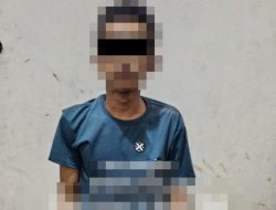 Polsek Way Tuba Ringkus Di Duga Pelaku Pencurian di Gerai Koko Cell Bandar Sari.