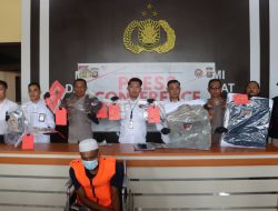 Satreskrim Polres Lahat Ungkap kasus Pembunuhan dan Atau Pencurian Dengan Kekerasan.