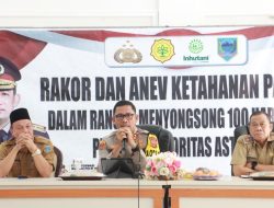 Gelar Rakor dan Anev Ketahanan Pangan untuk Mendukung Program 100 Hari Kerja Presiden