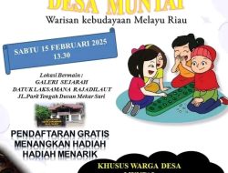 Kepala Desa Muntai Muhammad Nurin: Pertandingan Congkak untuk Lestarikan Budaya