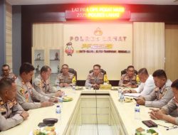 Polres Lahat Perkuat Strategi Pemberantasan Kejahatan melalui Zoom Meeting