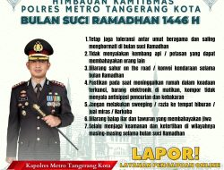Selama Bulan Ramadhan 1446 H/2025, Warga Tangerang Diimbau Gelar Kegiatan Positif dan Produktif