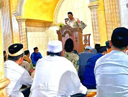 Kapolsek Kresek bersama Forkopimcam Kresek Laksanakan Sholat Tarawih Keliling di Desa Rancailat