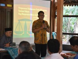 Wakil Bupati Danang Maharsa, Komitmen Beri Bantuan Hukum Bagi Masyarakat Miskin