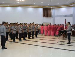 Sertijab Dipimpin Kapolda Kalteng, 3 Pejabat Utama dan 7 Kapolres Resmi Berganti
