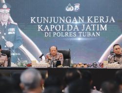 Kapolda Jatim Berikan Arahan Strategis Kepada Personel Polres Tuban, Tekankan Profesionalisme dan Inovasi Dalam Pelayanan