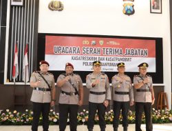 Berlangsung Khidmat dan Lancar; Kapolresta Banyuwangi pimpin Serah terima jabatan Kasat