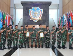 Komandan PMPP TNI Pimpin Serah Terima Jabatan Dirbinops Dan Dansatlat PMPP TNI