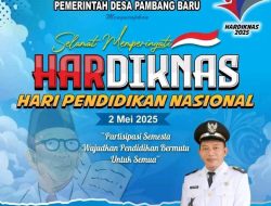 Pemerintah Desa Pambang Baru Peringati Hardiknas 2025