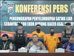 Polres Meranti gagalkan Penyeludupan 1.680 Ekor Burung Kacer Dari Perairan Muntai Bengkalis