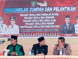 Lantik Lima Pejabat Kepala Desa, Camat Bengkalis Berpesan Agar Menyelaraskan Program Kerja Dengan Asta Cita