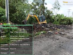 Aparatur Pekon Kenali Laksanakan Salah satu program Bupati Yakni kebersihan Lingkungan dan Penanggulangan Sampah