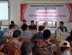 Musyawarah Desa Kusus, Koperasi Merah Putih yang diadakan di Kantor Desa Jambu Karya