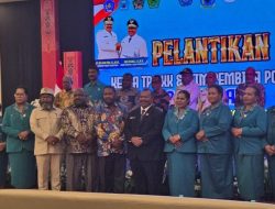 Ketua TP PKK Papua Pegunungan Lantik 8 Pengurus Kabupaten, Ketua Tim Doa Sampaikan Apresiasi